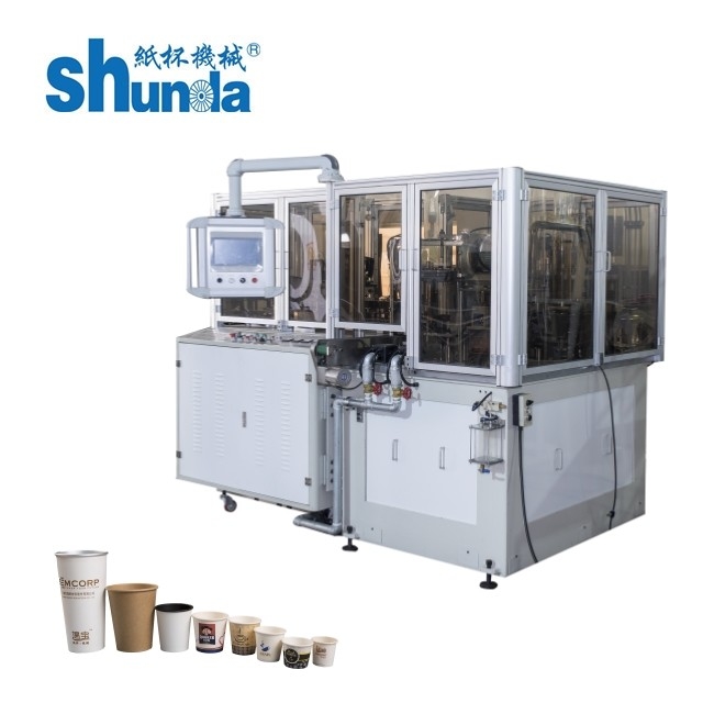 Fully Automatc Disposable Paper Cup Making Machine High Speed Paper Cup Machine With Electronic Heating System